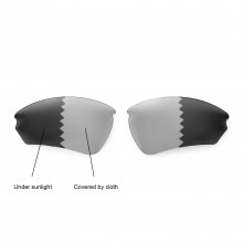 Walleva Polarized Transition/Photochromic Replacement Lenses For Rudy Project Noyz Sunglasses